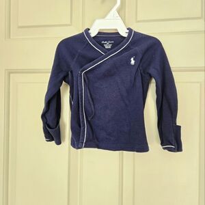 2/$15 Ralph Lauren long sleeve shirt size 9m